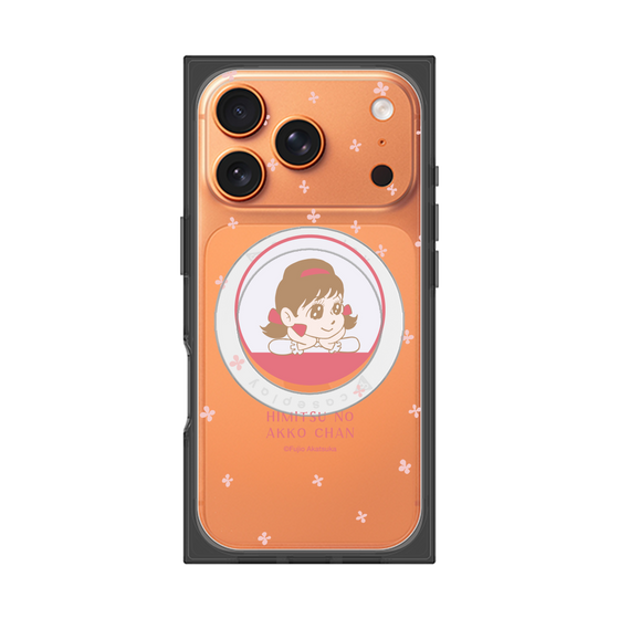 プレミアムスクエアケース with MagSafe［ ひみつのアッコちゃん - アッコちゃん - クリア ］