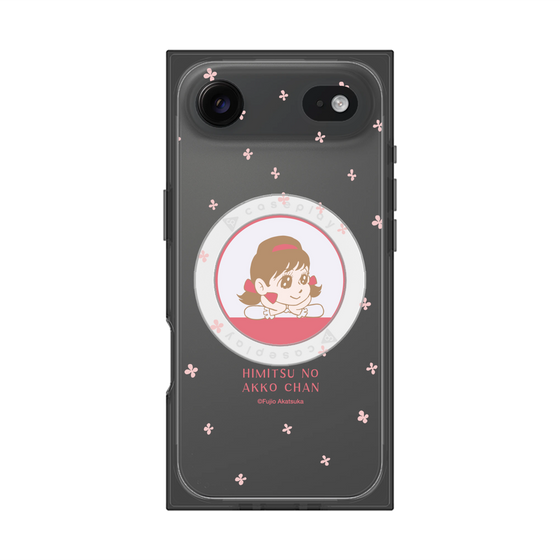 プレミアムスクエアケース with MagSafe［ ひみつのアッコちゃん - アッコちゃん - クリア ］