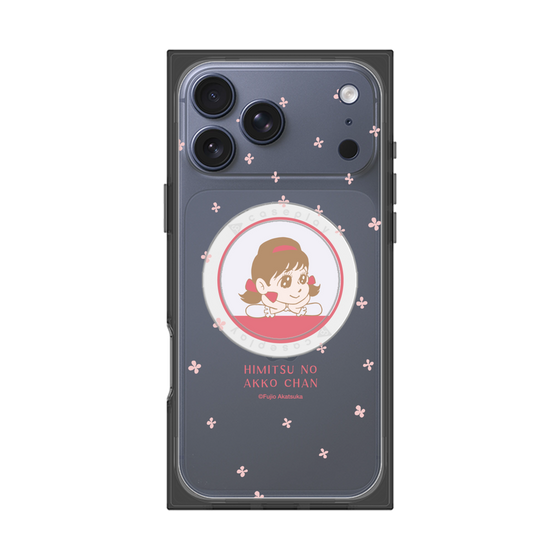 プレミアムスクエアケース with MagSafe［ ひみつのアッコちゃん - アッコちゃん - クリア ］
