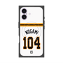 プレミアムスクエアケース with MagSafe［ 読売ジャイアンツ - #104 NOGAMI - ホーム ］