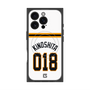 プレミアムスクエアケース with MagSafe［ 読売ジャイアンツ - #018 KINOSHITA - ホーム ］