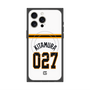 プレミアムスクエアケース with MagSafe［ 読売ジャイアンツ - #027 KITAMURA - ホーム ］