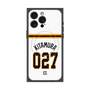プレミアムスクエアケース with MagSafe［ 読売ジャイアンツ - #027 KITAMURA - ホーム ］