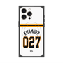 プレミアムスクエアケース with MagSafe［ 読売ジャイアンツ - #027 KITAMURA - ホーム ］