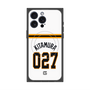 プレミアムスクエアケース with MagSafe［ 読売ジャイアンツ - #027 KITAMURA - ホーム ］
