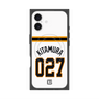 プレミアムスクエアケース with MagSafe［ 読売ジャイアンツ - #027 KITAMURA - ホーム ］