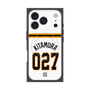 プレミアムスクエアケース with MagSafe［ 読売ジャイアンツ - #027 KITAMURA - ホーム ］