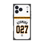 プレミアムスクエアケース with MagSafe［ 読売ジャイアンツ - #027 KITAMURA - ホーム ］