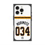 プレミアムスクエアケース with MagSafe［ 読売ジャイアンツ - #034 MORIMOTO - ホーム ］
