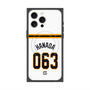プレミアムスクエアケース with MagSafe［ 読売ジャイアンツ - #063 HANADA - ホーム ］