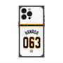 プレミアムスクエアケース with MagSafe［ 読売ジャイアンツ - #063 HANADA - ホーム ］