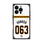 プレミアムスクエアケース with MagSafe［ 読売ジャイアンツ - #063 HANADA - ホーム ］