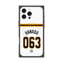プレミアムスクエアケース with MagSafe［ 読売ジャイアンツ - #063 HANADA - ホーム ］