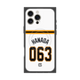 プレミアムスクエアケース with MagSafe［ 読売ジャイアンツ - #063 HANADA - ホーム ］