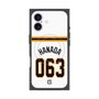 プレミアムスクエアケース with MagSafe［ 読売ジャイアンツ - #063 HANADA - ホーム ］
