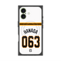 プレミアムスクエアケース with MagSafe［ 読売ジャイアンツ - #063 HANADA - ホーム ］