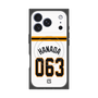 プレミアムスクエアケース with MagSafe［ 読売ジャイアンツ - #063 HANADA - ホーム ］