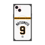 プレミアムスクエアケース with MagSafe［ 読売ジャイアンツ - #9 MATSUMOTO - ホーム ］
