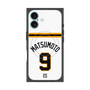 プレミアムスクエアケース with MagSafe［ 読売ジャイアンツ - #9 MATSUMOTO - ホーム ］
