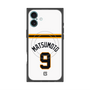 プレミアムスクエアケース with MagSafe［ 読売ジャイアンツ - #9 MATSUMOTO - ホーム ］