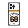 プレミアムスクエアケース with MagSafe［ 読売ジャイアンツ - #68 UTSUNOMIYA - ホーム ］