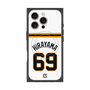 プレミアムスクエアケース with MagSafe［ 読売ジャイアンツ - #69 HIRAYAMA - ホーム ］