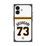 プレミアムスクエアケース with MagSafe［ 読売ジャイアンツ - #73 HASHIGAMI - ホーム ］