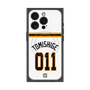プレミアムスクエアケース with MagSafe［ 読売ジャイアンツ - #011 TOMISHIGE - ホーム ］