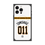 プレミアムスクエアケース with MagSafe［ 読売ジャイアンツ - #011 TOMISHIGE - ホーム ］