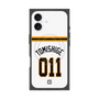 プレミアムスクエアケース with MagSafe［ 読売ジャイアンツ - #011 TOMISHIGE - ホーム ］