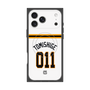 プレミアムスクエアケース with MagSafe［ 読売ジャイアンツ - #011 TOMISHIGE - ホーム ］
