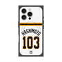 プレミアムスクエアケース with MagSafe［ 読売ジャイアンツ - #103 HASHIMOTO - ホーム ］