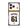 プレミアムスクエアケース with MagSafe［ 読売ジャイアンツ - #61 MASUDA - ホーム ］