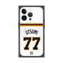 プレミアムスクエアケース with MagSafe［ 読売ジャイアンツ - #77 UTSUMI - ホーム ］
