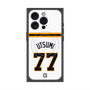 プレミアムスクエアケース with MagSafe［ 読売ジャイアンツ - #77 UTSUMI - ホーム ］