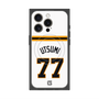 プレミアムスクエアケース with MagSafe［ 読売ジャイアンツ - #77 UTSUMI - ホーム ］