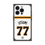 プレミアムスクエアケース with MagSafe［ 読売ジャイアンツ - #77 UTSUMI - ホーム ］
