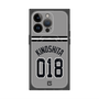 プレミアムスクエアケース with MagSafe［ 読売ジャイアンツ - #018 KINOSHITA - ビジター ］