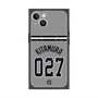 プレミアムスクエアケース with MagSafe［ 読売ジャイアンツ - #027 KITAMURA - ビジター ］