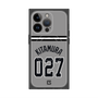プレミアムスクエアケース with MagSafe［ 読売ジャイアンツ - #027 KITAMURA - ビジター ］