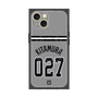 プレミアムスクエアケース with MagSafe［ 読売ジャイアンツ - #027 KITAMURA - ビジター ］