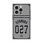 プレミアムスクエアケース with MagSafe［ 読売ジャイアンツ - #027 KITAMURA - ビジター ］