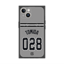 プレミアムスクエアケース with MagSafe［ 読売ジャイアンツ - #028 TOMIDA - ビジター ］