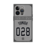 プレミアムスクエアケース with MagSafe［ 読売ジャイアンツ - #028 TOMIDA - ビジター ］