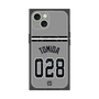 プレミアムスクエアケース with MagSafe［ 読売ジャイアンツ - #028 TOMIDA - ビジター ］