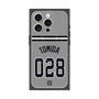 プレミアムスクエアケース with MagSafe［ 読売ジャイアンツ - #028 TOMIDA - ビジター ］