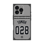 プレミアムスクエアケース with MagSafe［ 読売ジャイアンツ - #028 TOMIDA - ビジター ］
