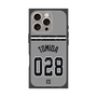 プレミアムスクエアケース with MagSafe［ 読売ジャイアンツ - #028 TOMIDA - ビジター ］
