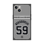 プレミアムスクエアケース with MagSafe［ 読売ジャイアンツ - #59 WAKABAYASHI - ビジター ］