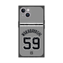 プレミアムスクエアケース with MagSafe［ 読売ジャイアンツ - #59 WAKABAYASHI - ビジター ］